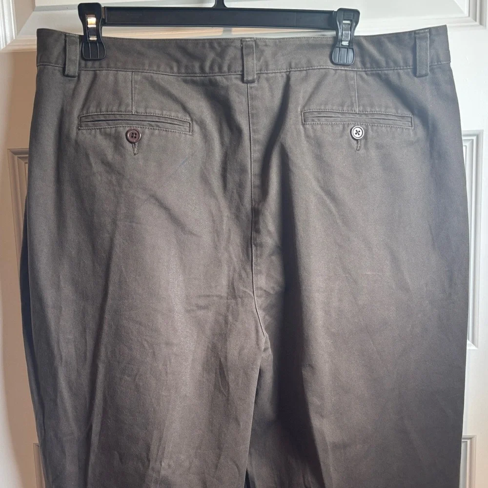 L.L. Bean Women's Straight Leg Pants - Olive - Picture 3 of 6